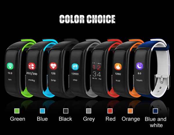 P1 plus colorful screen (Blood pressure and heart rate)