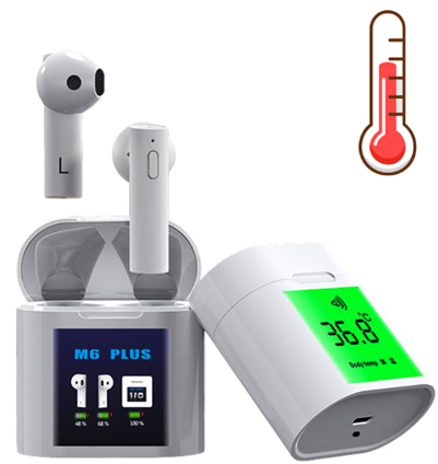 M6 plus tws wireless earphones