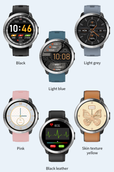 smart watch M18 plus  with PPG+ECG+SOP2